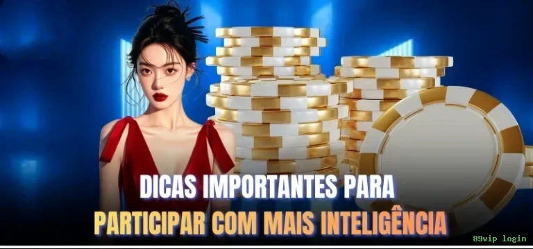 Aplicativo móvel 89vip login para iOS e Android